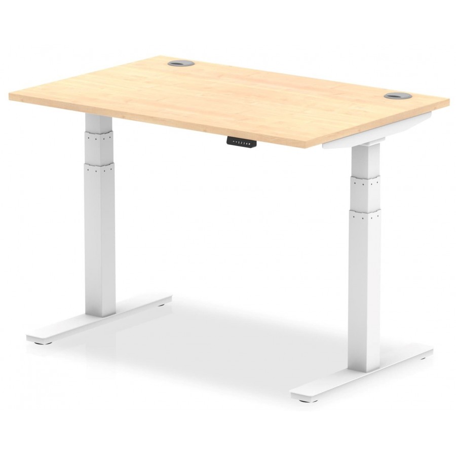 Rayleigh Air Height Adjustable Sit Stand Desk With Cable Ports